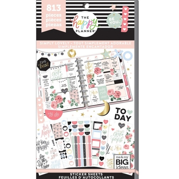 The Happy Planner Accessories Simply Lovely Sticker Book The Happy